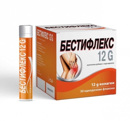 Bestiflex 12G▐ Течен Колаген ► за здрави кости и стави, 12000 мг, 30 дози x 25 ml