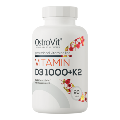 Vitamin D3 1000 IU + K2 50 mcg▐ Витамин D3 1000 IU+K2 50mcg , 90 таб