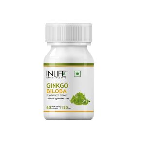 GINKGO Biloba▐ Гинко Билоба Екстракт  120mg ► за по-добро кръвообращение, памет, имунитет и жизнена енергия,  500 mg, 60 капсули