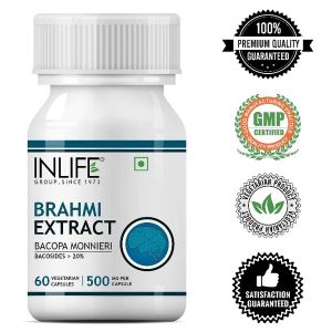 BRAHMI - Bacopa Monnieri▐ Брахми Екстракт► за по-добра памет и справяне със стреса, 500 mg, 60 капсули