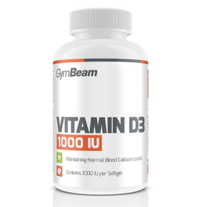 Витамин D3 GymBeam▐  1000 IU , 120 капсули