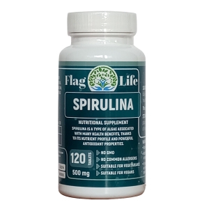 SPIRULINA ▐ Спирулина ►Супер Храна с  антиоксидантно действие,500 мг, 120 таблетки