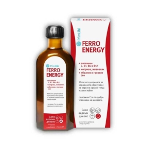 FERRO ENERGY ▐ Желязо  + Витамини , Prim Life, 250ml сироп