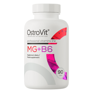  Mg + B6 / Magnesium Citrate + B6▐   Магнезий+B6 , Ostrovit ,90 таблетки